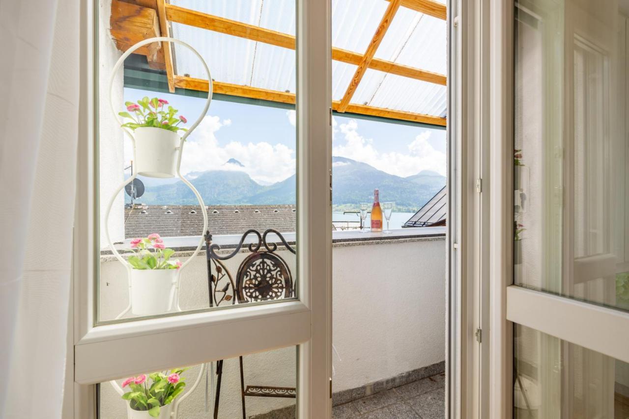 Pfamhaus Luxury Apartments Sankt Wolfgang im Salzkammergut Bagian luar foto