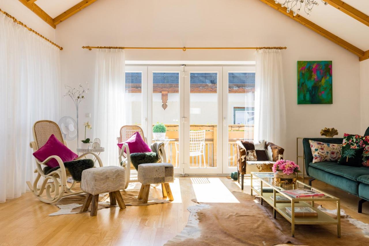 Pfamhaus Luxury Apartments Sankt Wolfgang im Salzkammergut Bagian luar foto